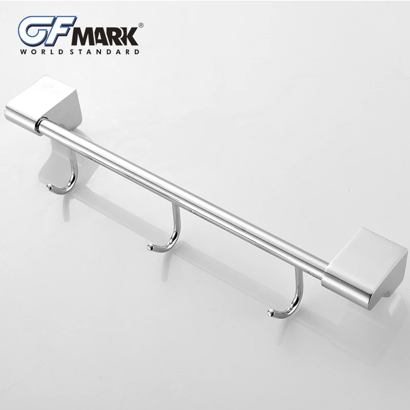 GFmark 3/4/5/настенный крючок хромированный держатель для полотенец вешалка одежды