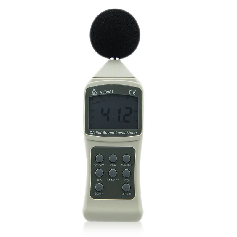 AZ8921 LCD цифровой измеритель уровня звука децибел Тестер с интерфейсом RS232 и