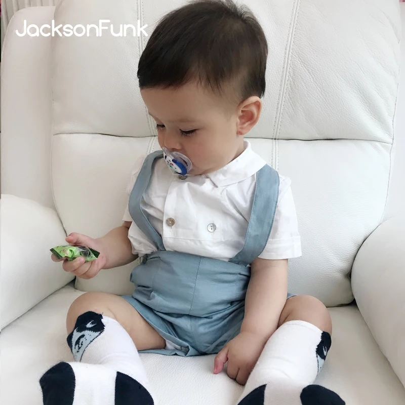 Костюм для мальчиков рубашка с поясом и брюки комплект одежды крещения трусы 1 3