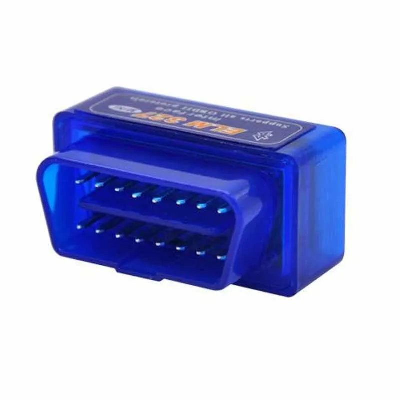 2020 поддерживает 12 языков V1.5 / V2.1 Super MINI ELM327 Bluetooth OBD2 OBDII ELM 327 версия 1 5 синий