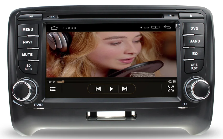7 &quotMTK Android 8 1 автомобильный dvd-плеер для AUDI TT Mk2 2006-2014 авто мультимедиа радио