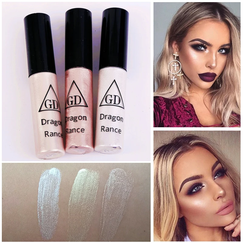 Осветлитель для лица база консилера жидкая хайлайтер праймер макияжа блеск