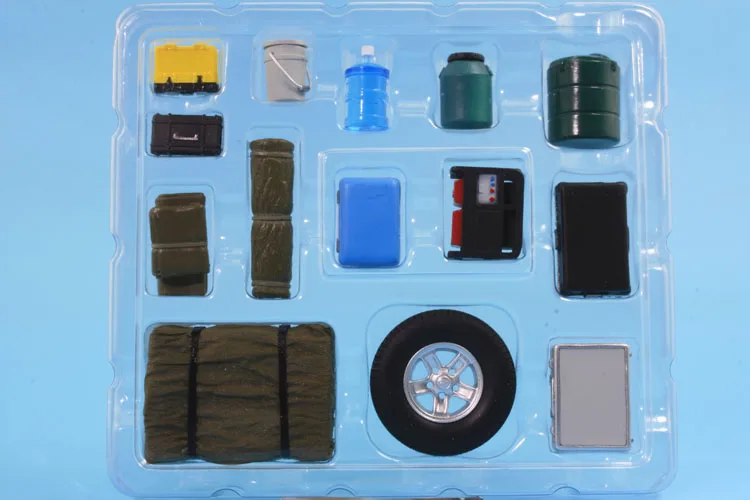 1/18 модель гусеничный внедорожный автомобиль сплав rc модель игрушечной машины Моделирование украшения аксессуары части ковша запасные шины