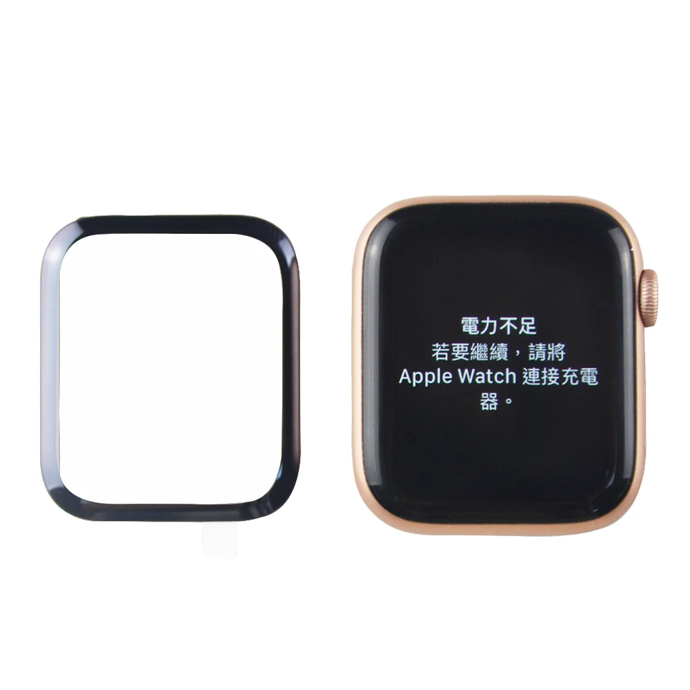 Tempered Glass 3D Full Coverage Protector For Apple Watch 4 Curved Screen Edge Protective Film iWatch Series 40MM 44MM | Наручные часы