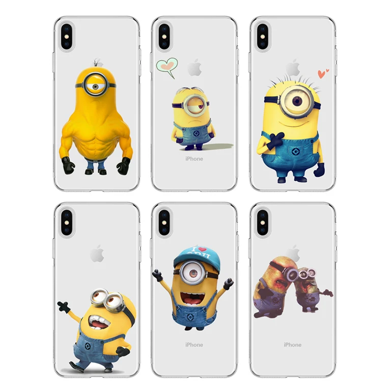 С рисунком из мультфильма &quotГадкий Я&quot Me2 Телефон чехол для iPhone 7 6s 6 plus iphone 8 Xs Max