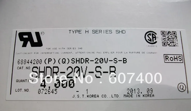 

SHDR-20V-S-B корпус s Белый Цвет разъемы корпус 100% новые и оригинальные детали