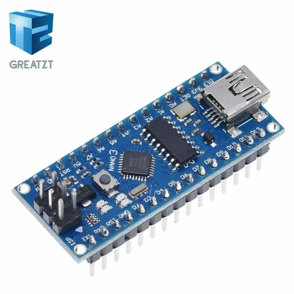 GREATZT NANO 3 0 контроллер совместим с arduino CH340 turno USB кабель ninguna V3.0 для Arduino|nano v3.0|usb mini
