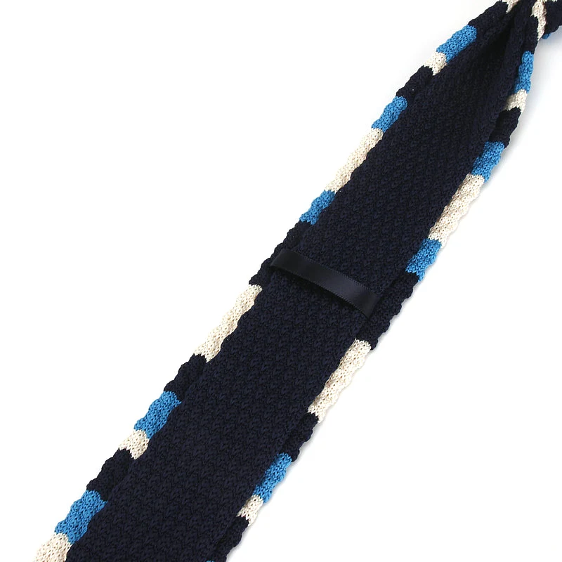 Модные мужские вязаные галстуки в цветную полоску 6 см тонкие для мужчин