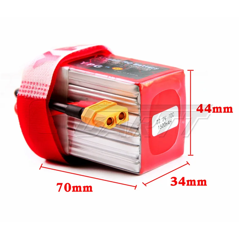 1P/2P YPG 22 2 V 1500mAh 70C 6S Lipo Li-Po Lipoly высокопроизводительная батарея для RC Trex 500 | Игрушки и