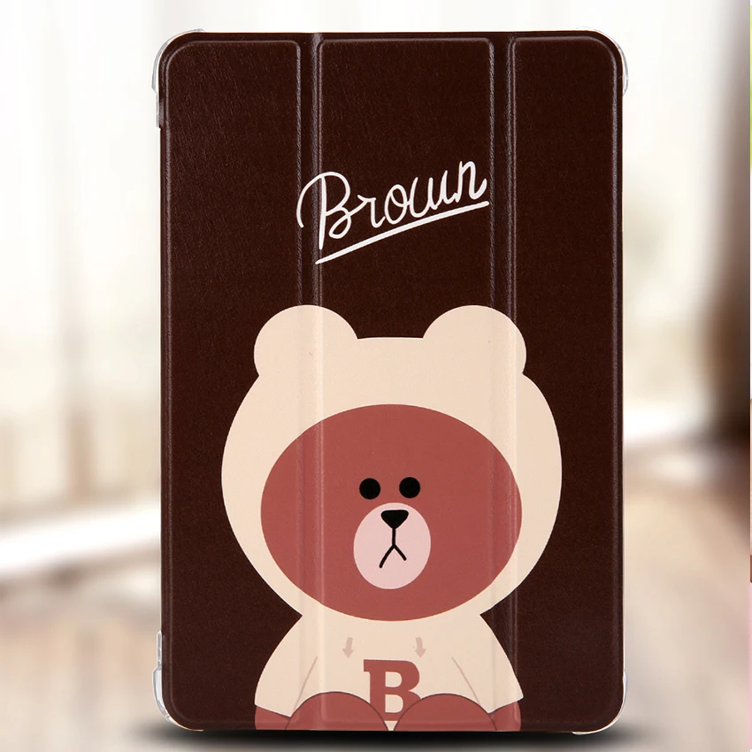 Чехол для iPad 2018 2017 PU кожаный чехол 9 7 ''тонкий цветной печати защитный Стенд