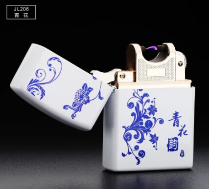 Зажигалка популярная китайская национальная ветрозащитная USB зарядка более