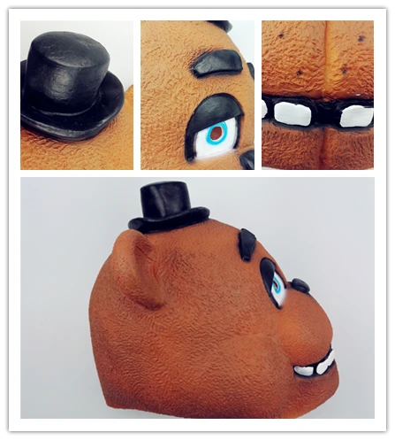 Five Nights At Freddy's Mask Фокси Чика Фредди медведь маска подарок для взрослых|Реквизит