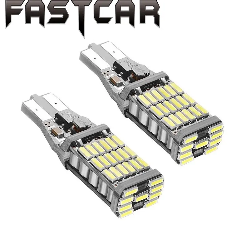 2x CAN шина высокой мощности W16W Led T15 921 T10 клиновидная T16 светодиодная Автомобильная