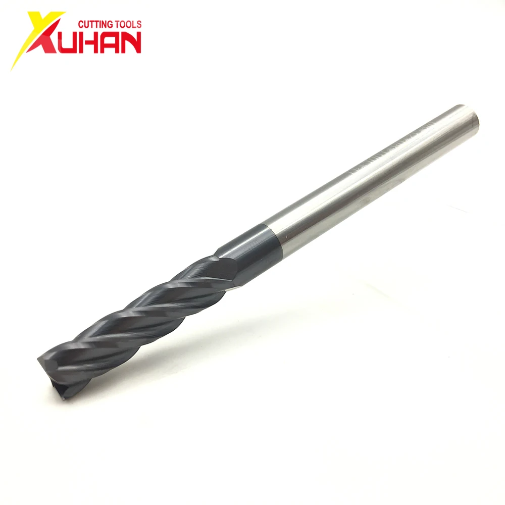 4Flute Φ8.0*8D*100L HRC50 CNC machine tool solid carbide endmill Tungsten Steel Milling Cutter End Mill cuttering tool endmill