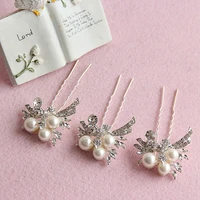 slbridal wedding hair pin bridal pearls hair pin wedding hair piece accessories women hair jewelry