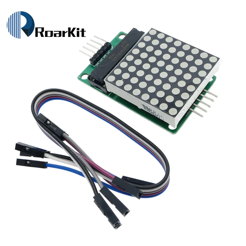 Модуль управления MAX7219 для Arduino 5 В интерфейсный модуль 8x8 выходной ток общий
