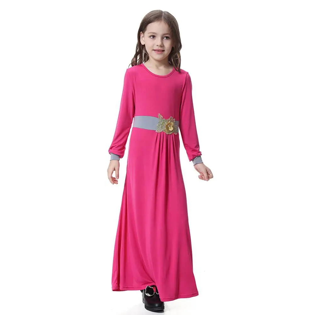 Kidlove/летнее платье для девочек мусульманское традиционное этническое с
