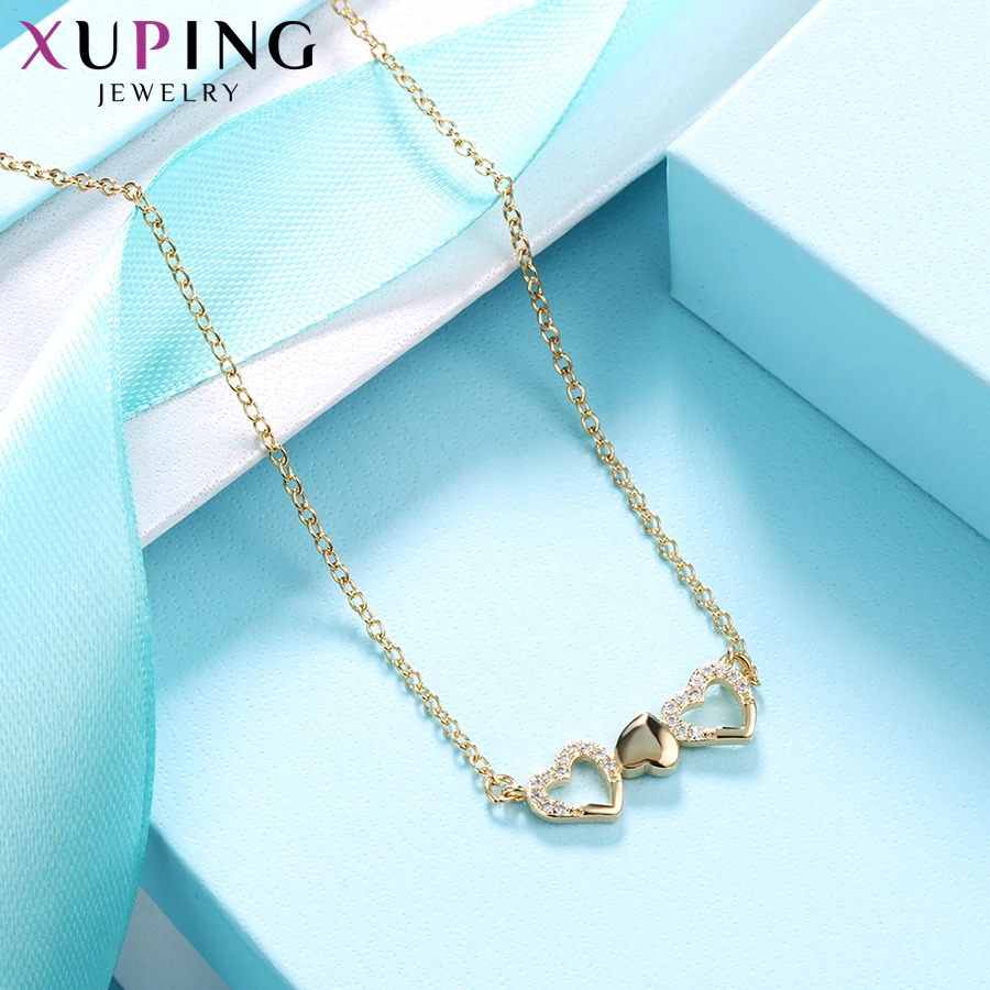 Xuping Fashion Romantic Heart shape Pendant Necklace for Women Jewelry Gift A00612027 | Украшения и аксессуары