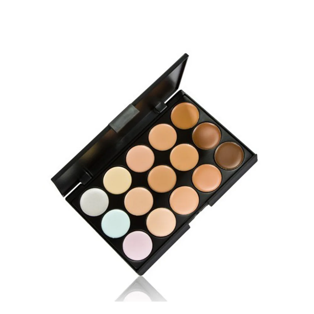 15 цветов Pro Макияж для лица Маскировочный Крем Палитра косметические средства