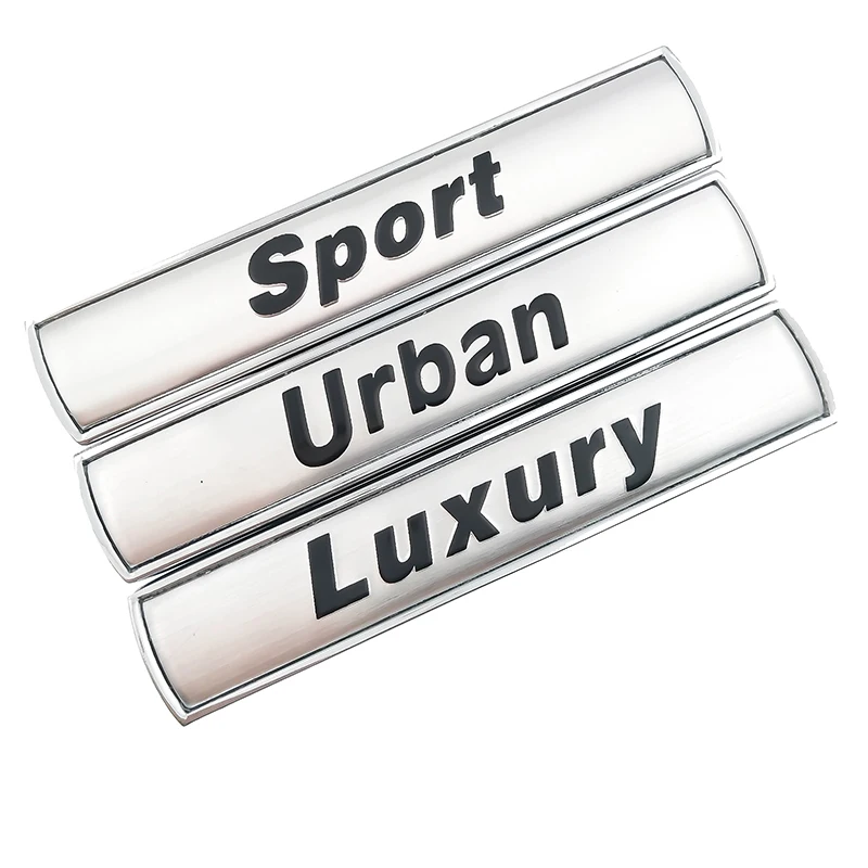 Car Styling Luxury Urban Sport Logo 3D Auto Fender Tail Emblem Badge Sticker for BMW E36/E30/E34/E39/E46/E60/E90/F10/F30 |