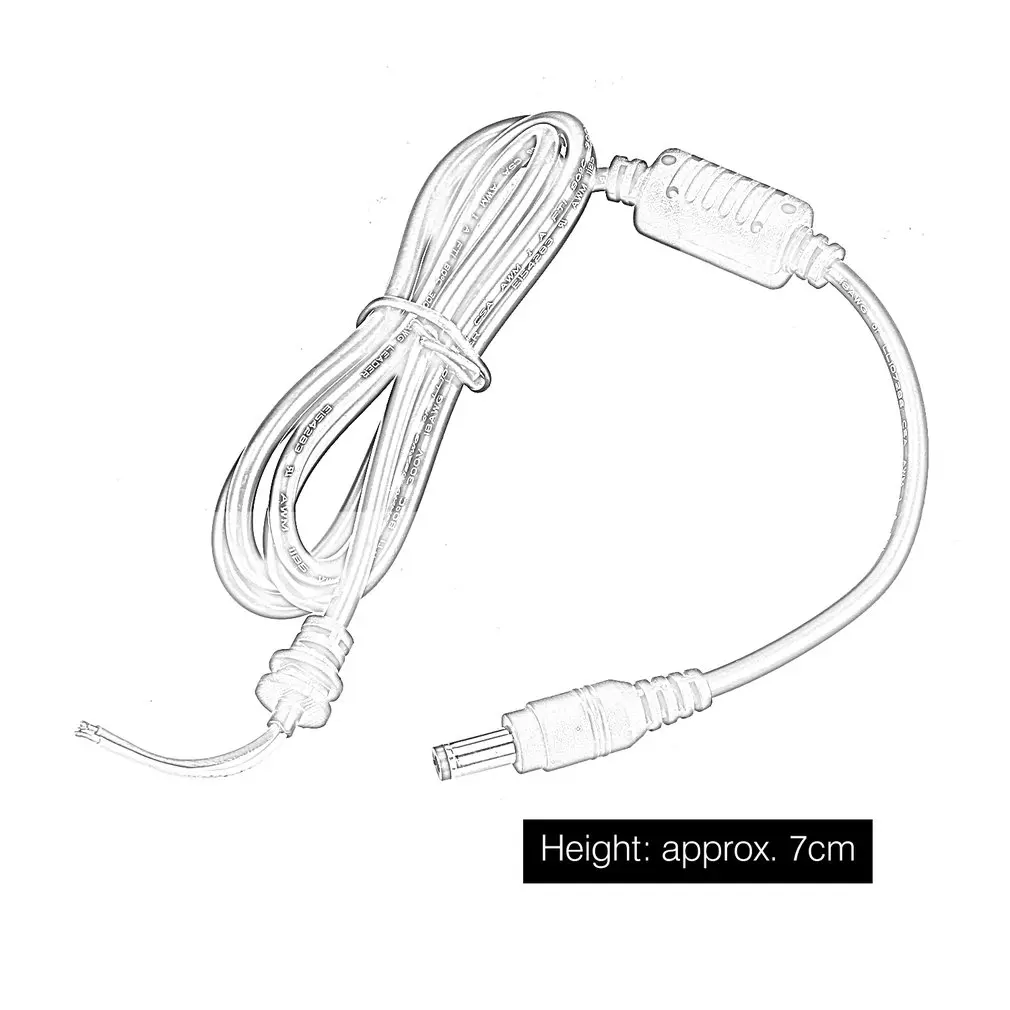 Новый 1 2 м DC Jack наконечник разъем шнур кабель ноутбук питания для Toshiba Зарядное