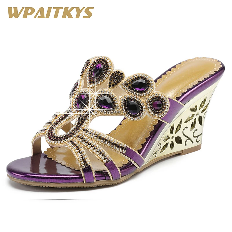 Новинка 2018 года Изысканные повседневные женские босоножки на высоком каблуке со