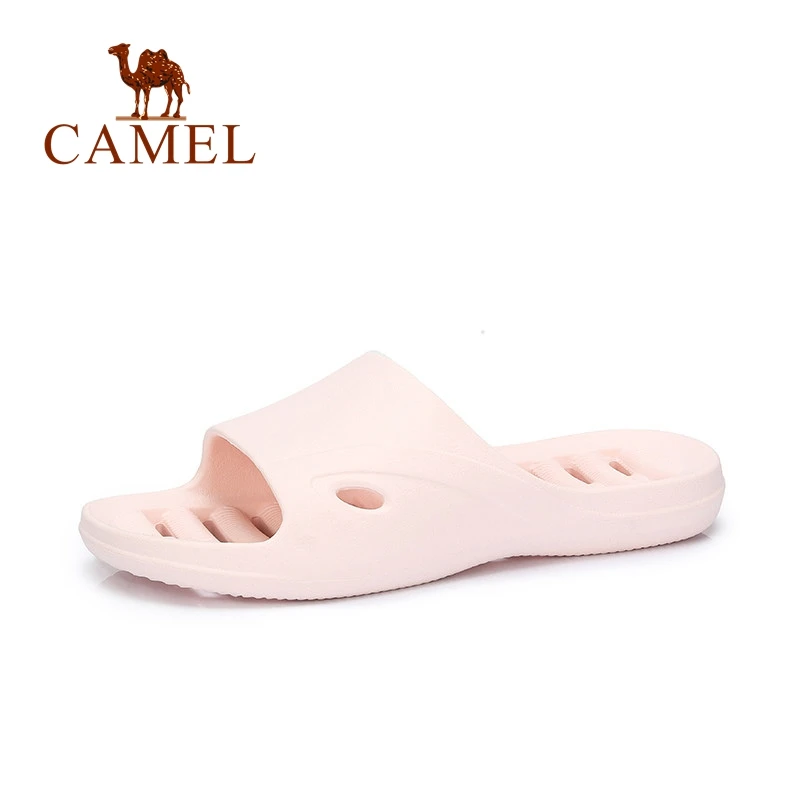 CAMEL/Женские повседневные домашние тапочки Мягкие пластиковые на плоской подошве