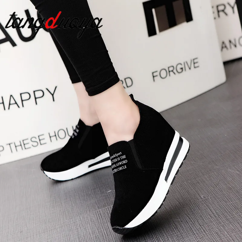 

women shoes casual shoes comfortable platform sneakers women high heels enhanced shoes invisible wedge sneakers trainers women