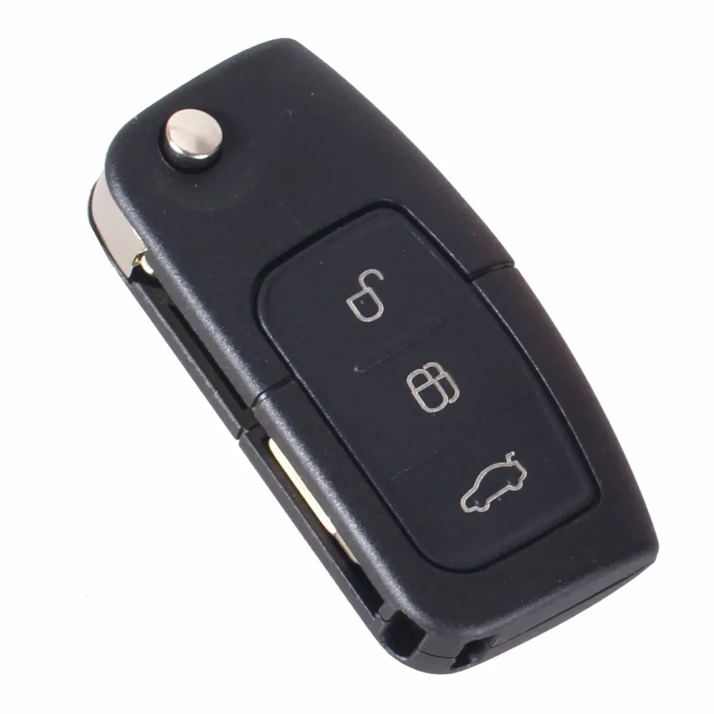 KEYYOU 315/433 МГц 3 кнопки флип пульт дистанционного управления ключ для FORD FOCUS MONDEO FIESTA C