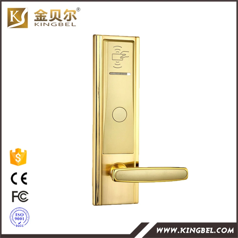 Высокая Продажа цинковый сплав умный отель ключ карты замок|key card locks|card lockhotel key lock