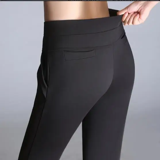 Штаны шаровары для женщин осень 2018 высокое качество брюки работы в офисе большие