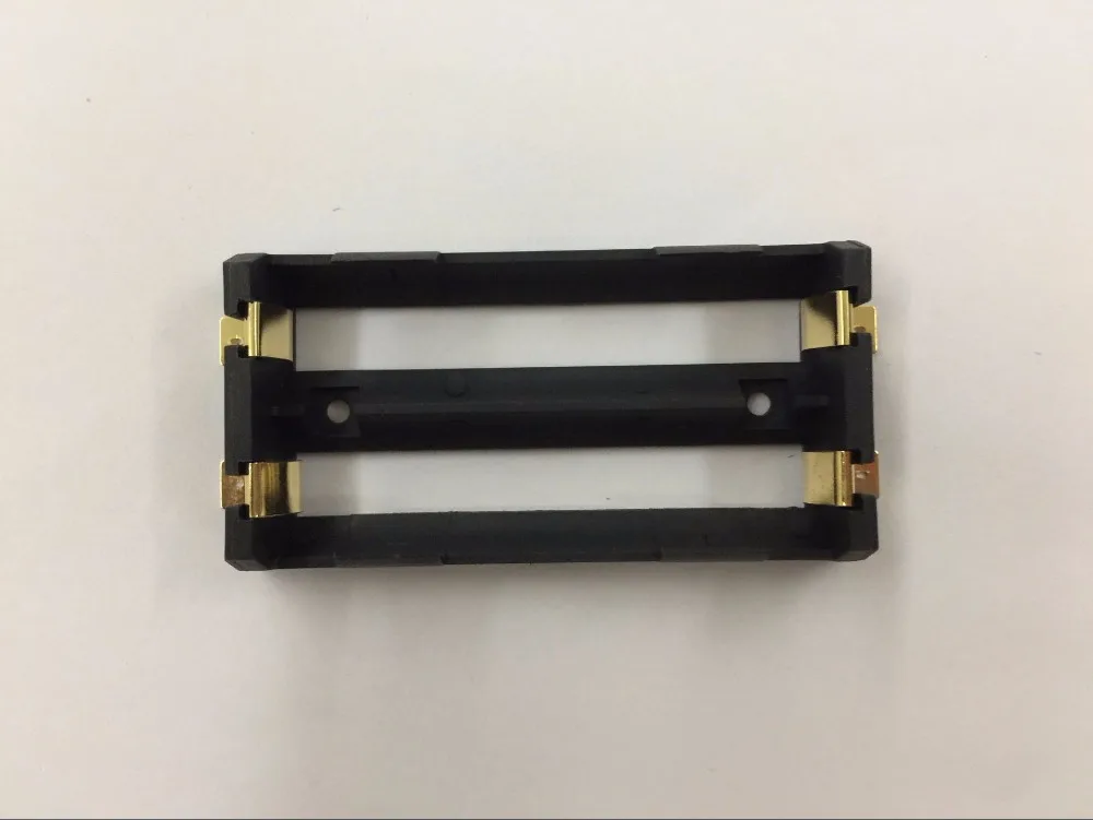 10 шт./лот 2X18650 батарейный отсек высокое качество SMD держатель батареи с бронзовыми