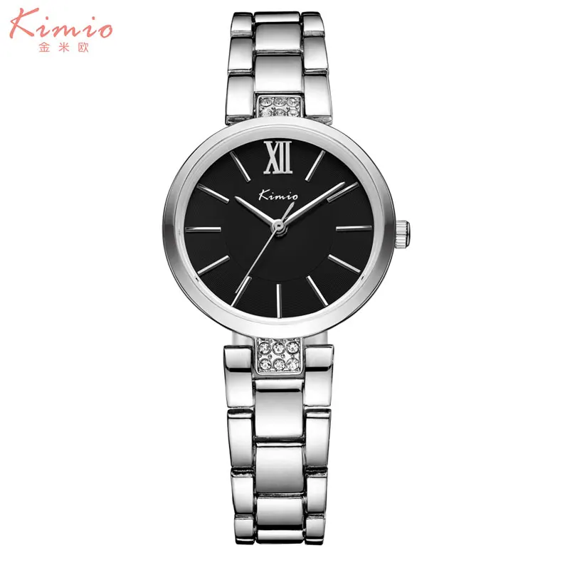 Брендовые женские часы KIMIO модные повседневные кварты наручные с ремешком из