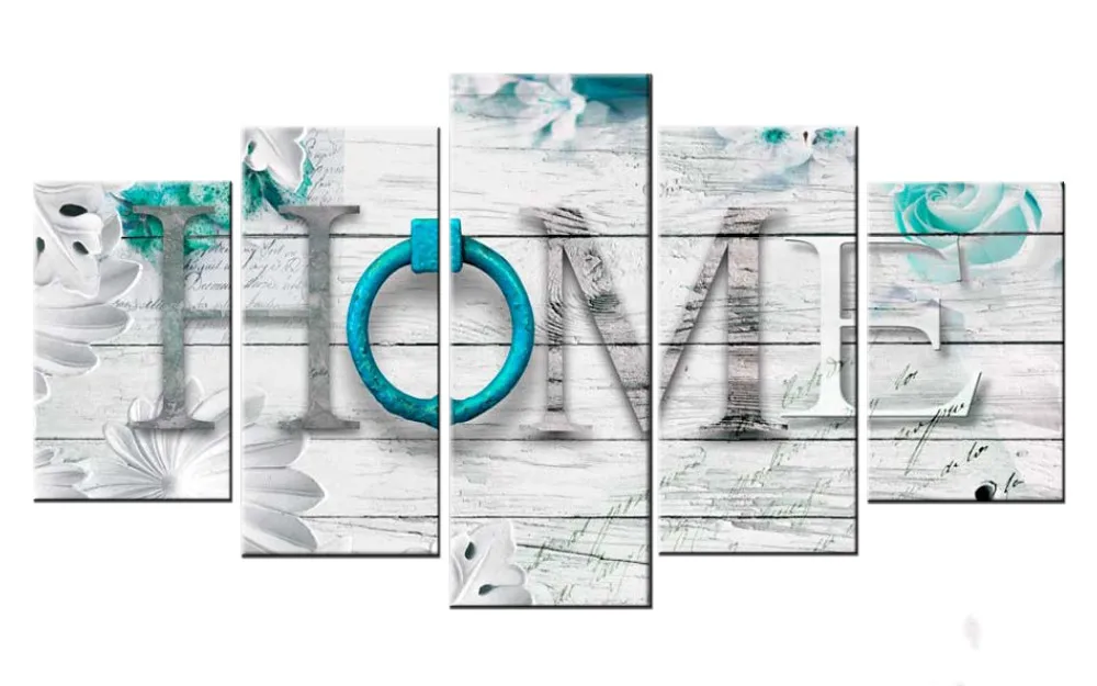 

Full Square Diamond Painting "Love Home" Multi-picture Combination Embroidery Cross Stitch Mosaic Home Decor 5pcs/set