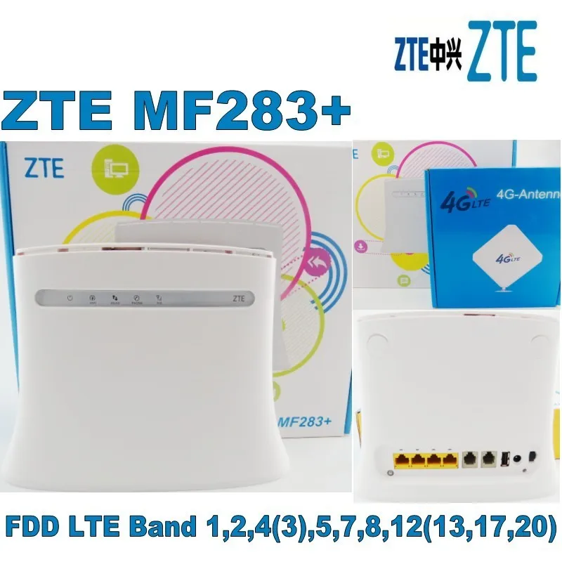 ZTE MF283 + новое поступление Разблокированный беспроводной маршрутизатор 100 Мбит/с 4g
