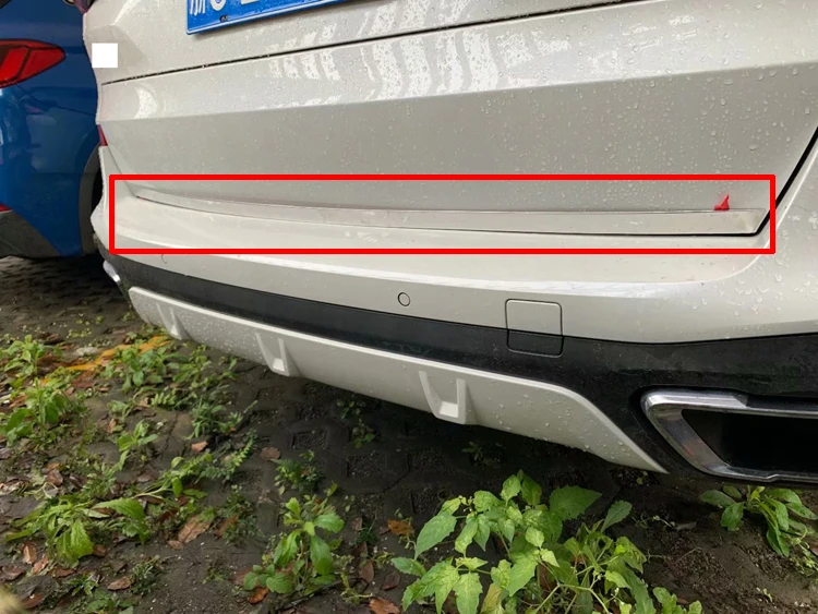 Для BMW X5 G05 2019 2020 2021 накладка на заднюю дверь из нержавеющей стали отделка задний
