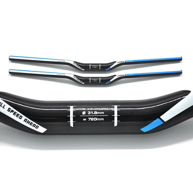 

KEDDIE Carbon handlebar mountain bike bicycle handlebar carbon handlebar MTB UD glossy 31.8*600-760mm swallow-shaped handlebar
