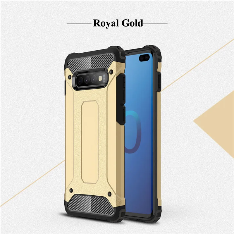 Royal Gold Coque чехол для samsung Galaxy J2 Core J4 Prime J6 S9 S10 плюс A6 A7 A8 A9 A6s A9s J3 J5 J7 Pro для телефона повышенной прочности с протекторным рисунком и задняя крышка - Цвет: Royal Gold
