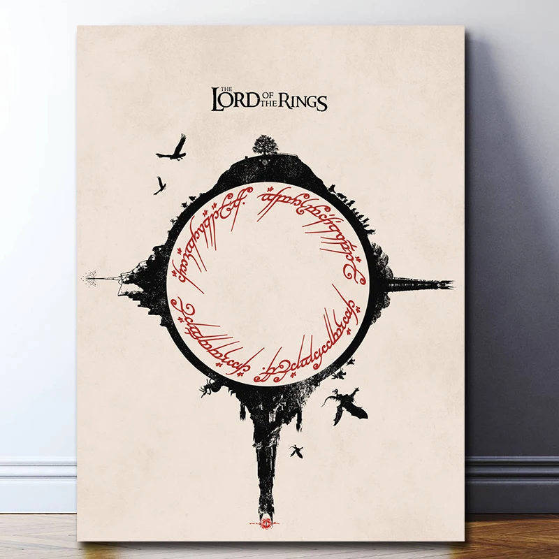 Gary Russell Painting The Lord Of Rings Posters And Prints Decorative Wall Art Pictures For Living Room Home Decoration | Дом и сад