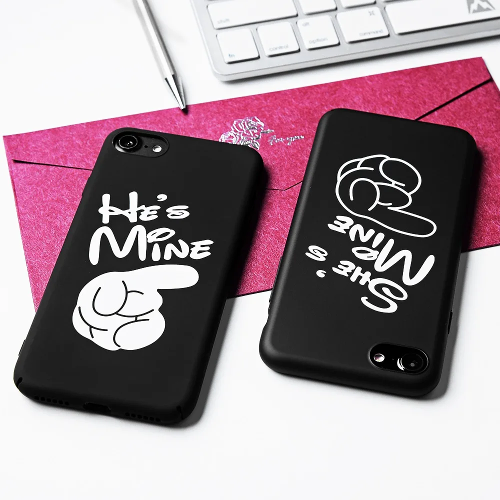 Чехол TOMKAS Finger Lovers для iPhone 7 8 Plus милый модный чехол с рисунком из мультфильма