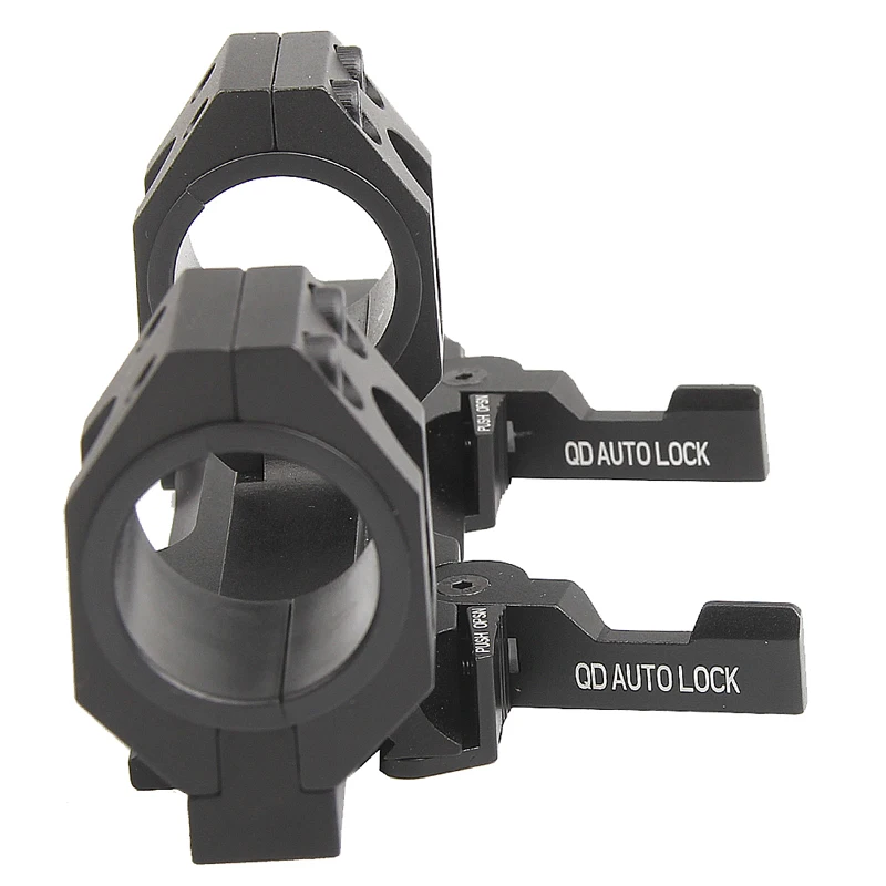Tactical Rifle Scope Mount with QD Quick Detach Auto Lock Extend 1 Inch 30MM Dual Ring 20MM Rail HT2-0029 | Спорт и развлечения