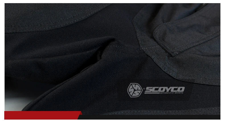 Новые Теплые SCOYCO Оксфорд Штаны для мотокросса оборудование Moto мотоциклетные брюки до колена с фижмы, P018-2
