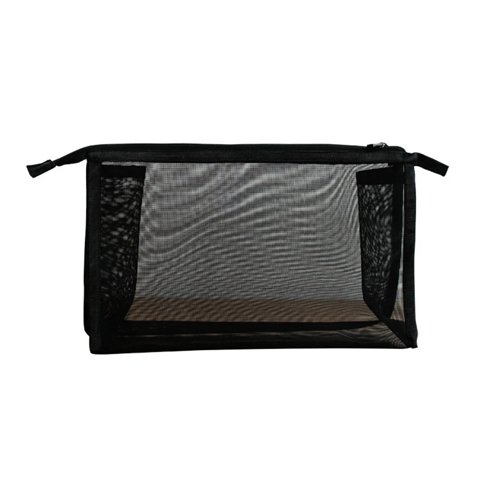 Женский Органайзер из нейлона сумка для макияжа прозрачная сетка портативный