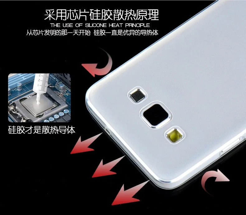 2016 phone mobile Ultra thin shell Slim Crystal TPU soft Case Cover Back Skin Shell protector For Samsung Galaxy A3 A3000 A300F |