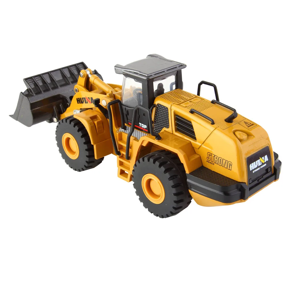

Huina Toys 1:50 Alloy Mechanical Loader Engineering Vehicle Excavator Car Vehicles Model Diecast Boys Toys Truck Gifts Kids Toy