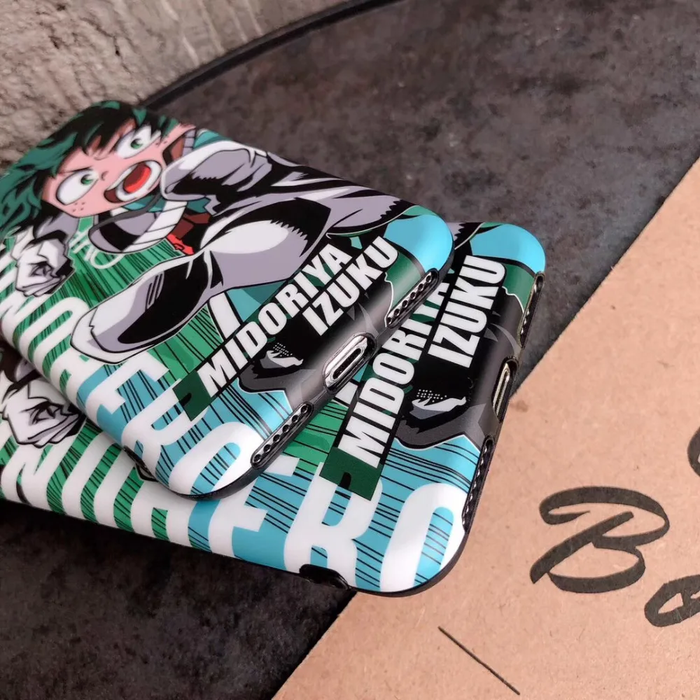 Для iphone 11 Pro max Мультфильм My Hero Academy Midoriya izku Мягкий мобильный чехол для телефона для iphone 6 6s 7 8 plus X XR XS MAX чехол