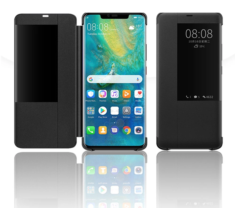 Чехол-раскладушка кожаный чехол для телефона для huawei Коврики 30 Pro P20 P30 Lite P 20 P30pro P30Lite 30Pro P20pro 20pro X 10 P10 плюс Коврики 20Pro