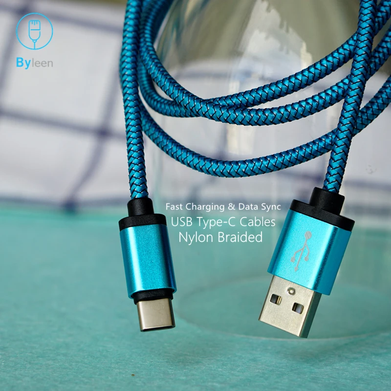 Зарядное устройство Byleen USB Type C с металлической вилкой для Samsung Galaxy Note 8 9 S8 S9 PLUS A9 STAR