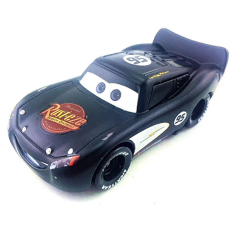 Дисней 100% Оригинальные pixar автомобили литье под давлением 1:55 Черная Молния