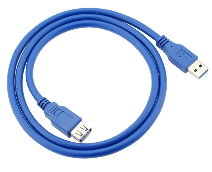 Удлинительный Кабель USB 3 0 100 шт./лот 1 м/3 м/5 м M/F Кабель-адаптер с разъемом Папа-мама
